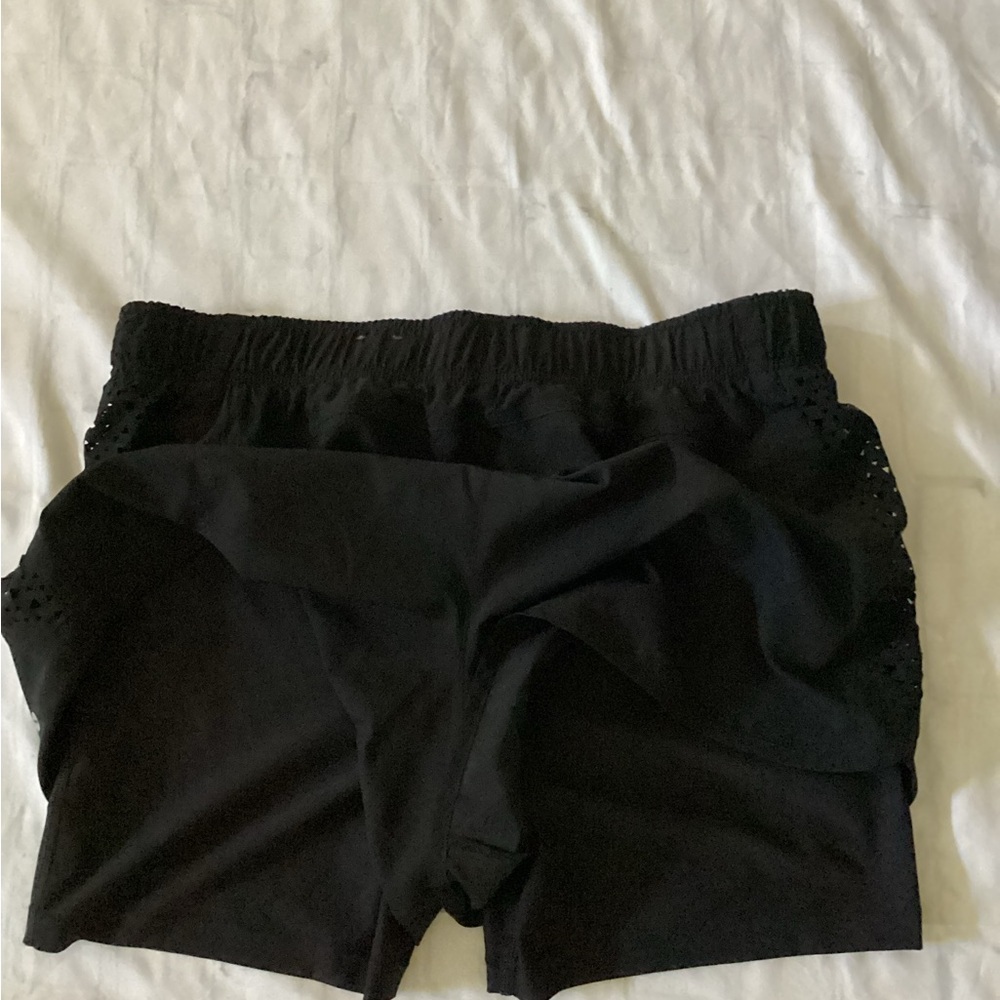 Black Athletic Shorts - Picture 3 of 4